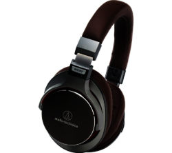 AUDIO TECHNICA  ATH-MSR7GM Headphones - Gunmetal & Brown